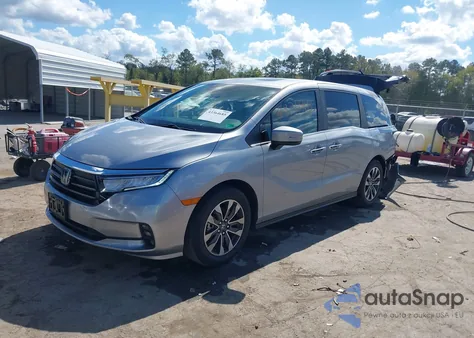 2024 Honda Odyssey Ex-L z USA, uszkodzony, nr VIN 5FNRL6H67RB040570